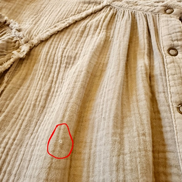 Free People We The Free Beach Day Cotton Pullover - Size XL - Picture 7 of 12